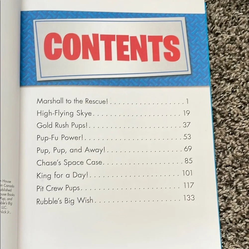 Nickelodeon PAW Patrol 5-Minute Stories Book - Blue and Red